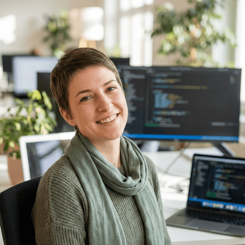 Sophia Reeves checking the VaultQuest leaderboard