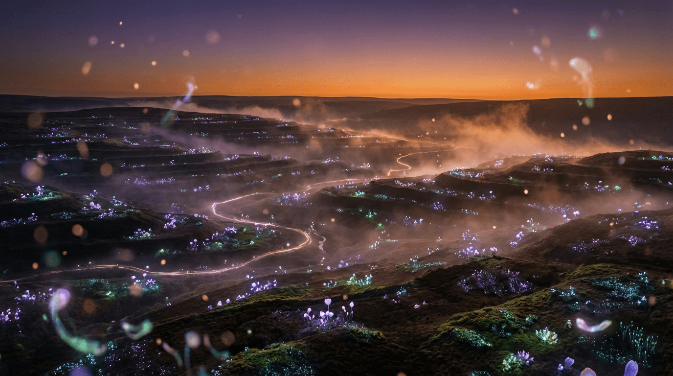 Mysterious immersive game interface design